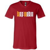 Hay Naku in Triple Unisex Jersey V-Neck T-Shirt